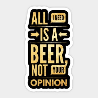 Beer lover Sticker